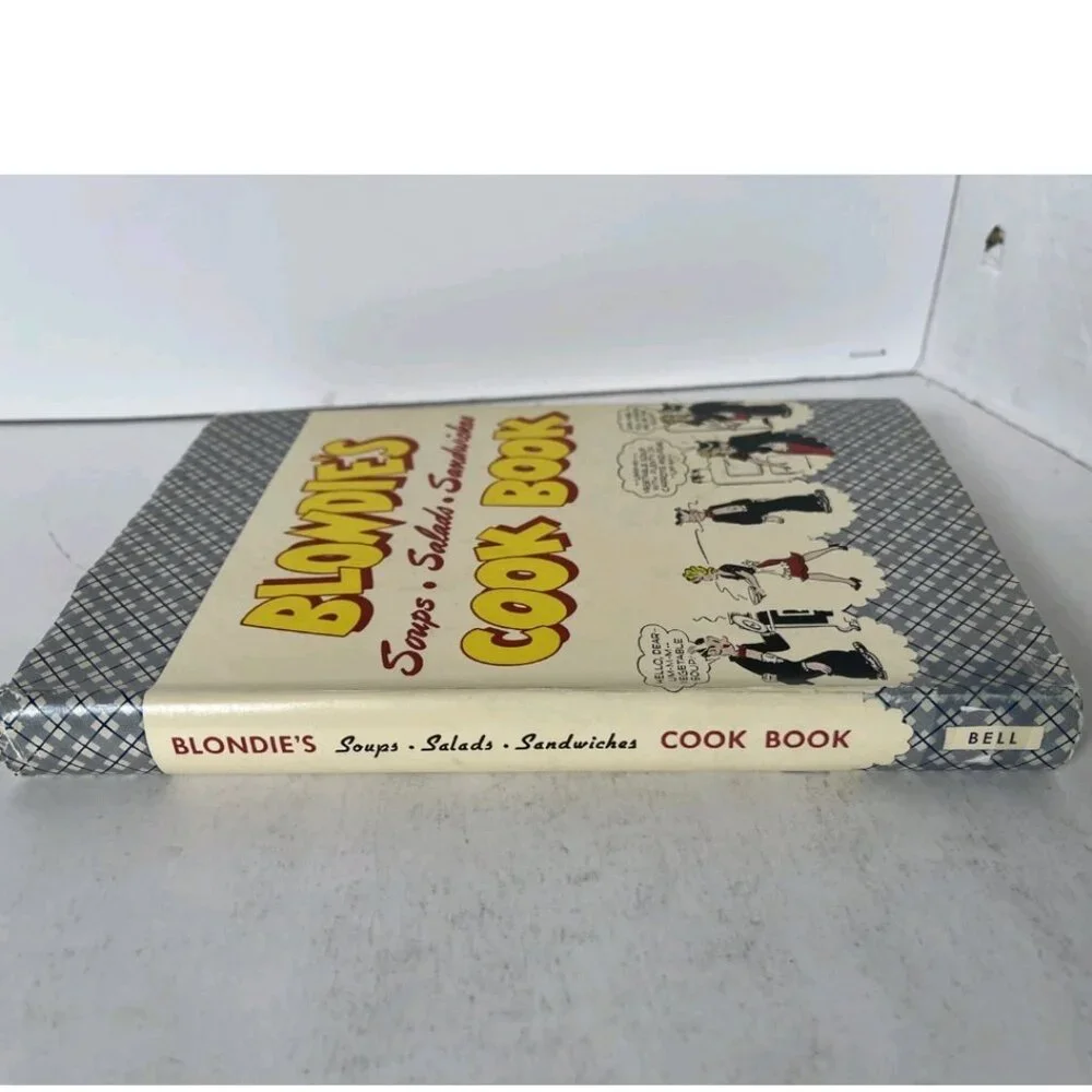 Vintage 1947 Blondie's Cook Book Chic Young Dagwood HC with Dust Jacket